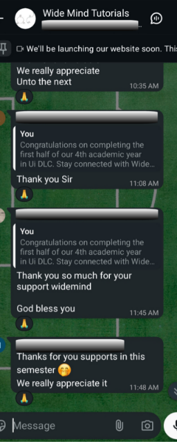 Students Feedback